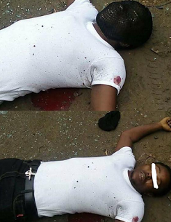 Brave Security Officer Enters Gutter To Kill Masked Armed Robber In Port Harcourt [Photos]