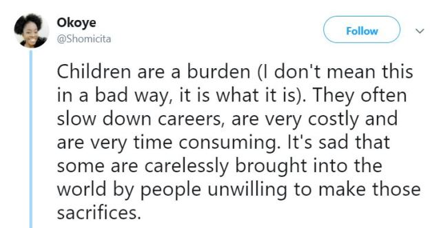 Children Are A Burden - Nigerian Lady