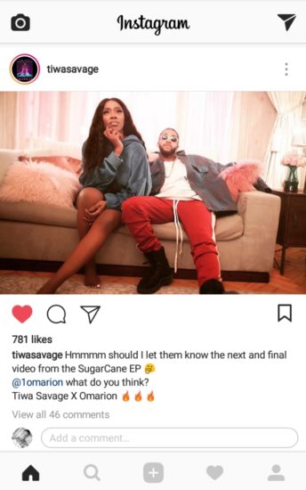 Singer, Tiwa Savage Is All The Way Up As She Collaborates With Omarion