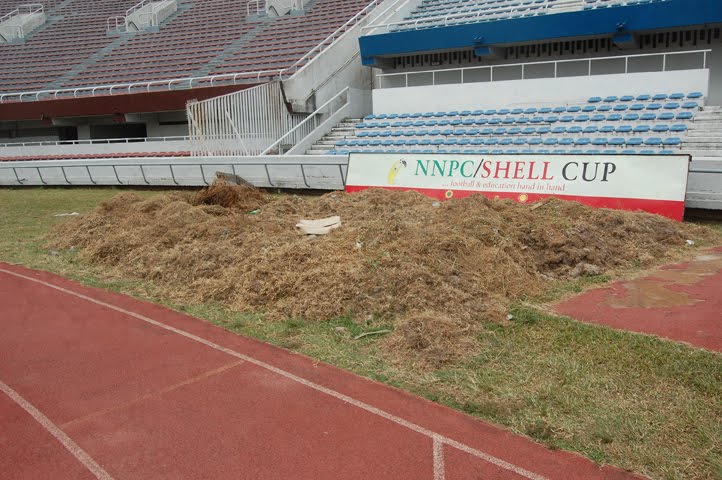 Too Bad!! Check Out The Terrible State Of National Stadium Abuja (See Photo)