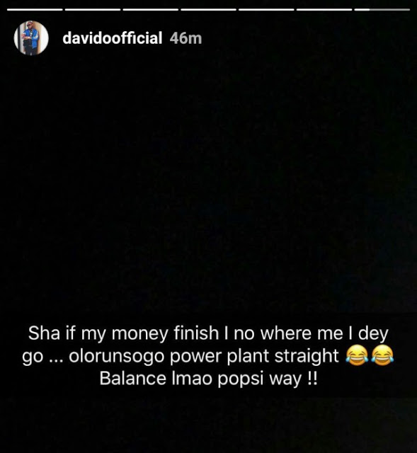 Davido Reveals Backup Plan In Case He Squanders His Money (What's Yours?)