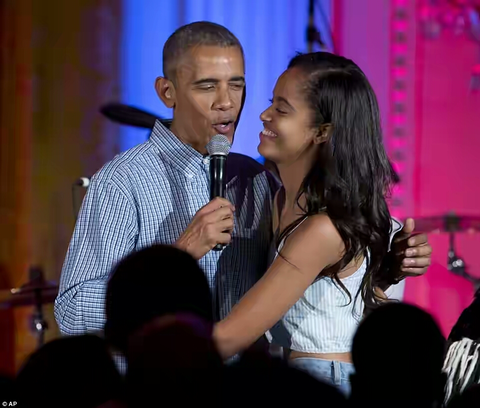 Photos: Obama Takes To Stage To Sing For Malia On Her 18th Birthday