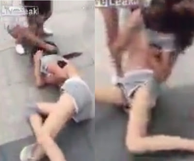 Horrifying Moment Other Women Beat Up A Woman For Allegedly Stealing Another Woman's Husband