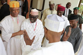 Photos: Buhari, Osinbajo Meet APC, PDP Leaders