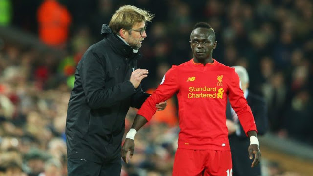 Sadio Mane Reveals Why He Argued With Manager Jurgen Klopp In Liverpool's 1-1 Draw Against Chelsea