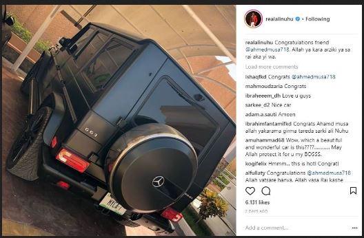 Ahmed Musa Acquires A Brand New Mercedes Benz G Wagon (Photos)