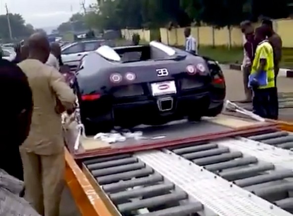 Watch Video: Nigeria Man Takes Delivery of Bugatti Veyron Worth Almost N1Billion