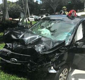 First Video Of Venus Williams' Car Crash Emerge