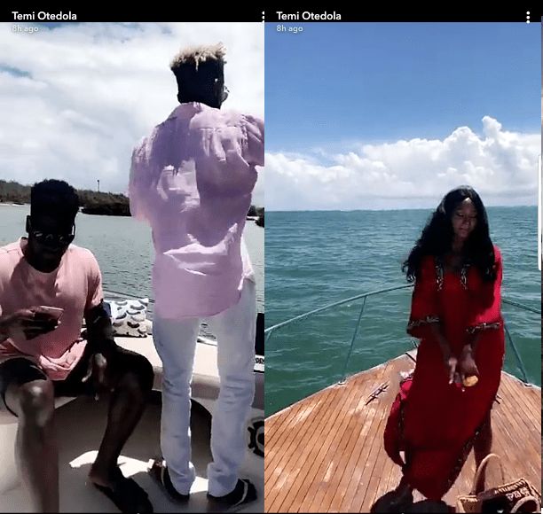 Mr Eazi And Temi Otedola Jet Out Following Their Mauritius Vacation (Photos)