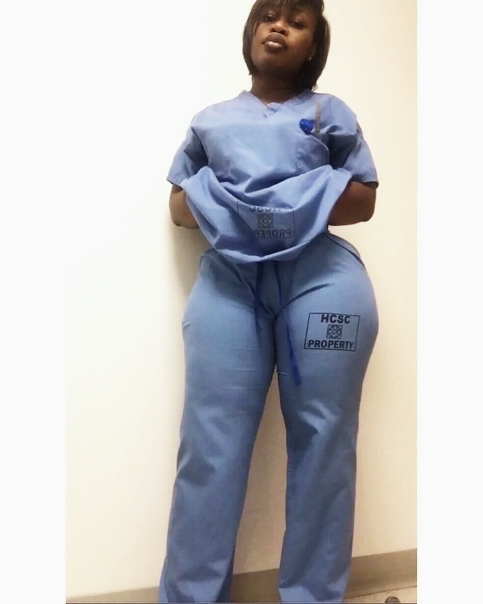 Photos Of A Curvy Nurse That Has Kept The Internet Unsettled For Days