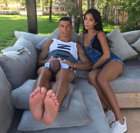 Cristiano Ronaldo Cradles His Newborn Baby As He Cosies Up To 'Pregnant' Gf