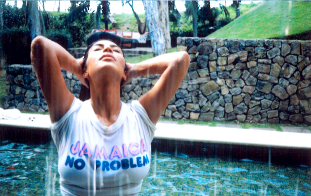 Kim Kardashian wears see-through wet white top in Costa Rica throwback photos