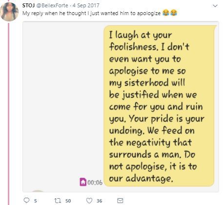 Lady Torments Guy Who Called Her A Prostitute Because She Turned Down His Proposal (Read FULL Chat)