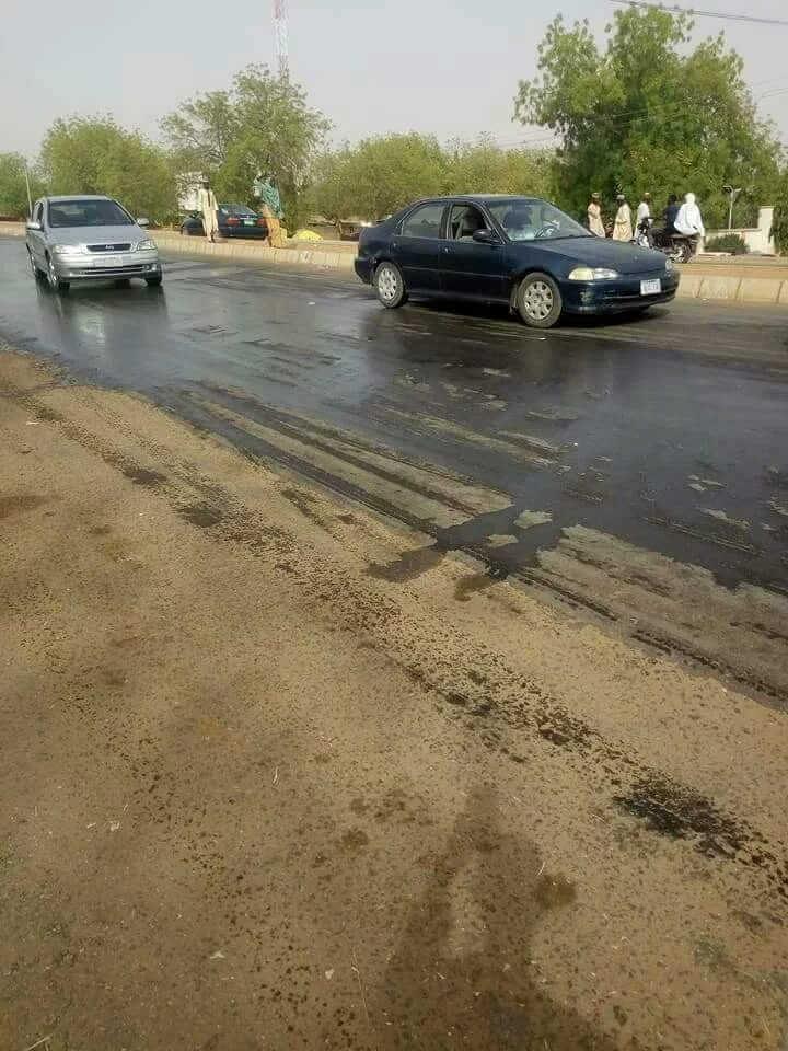 Yobe Youths Wash President Buhari's 'Bad Omen' After Visit To State (Photos)