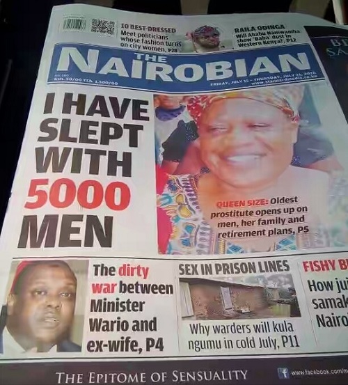 I Have Slept With 5000 Men, Nairobi's Oldest Prostitute Who Never Misses Church Reveals