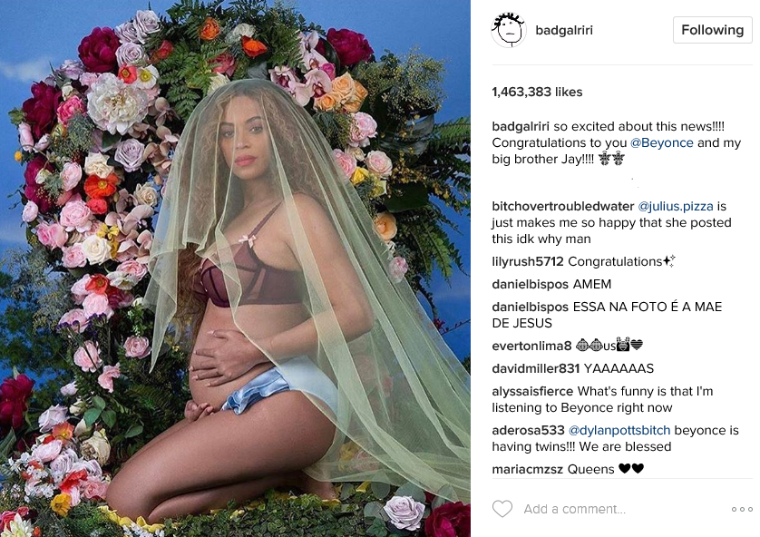 Read What Rihanna Said About Beyonce's Pregnancy