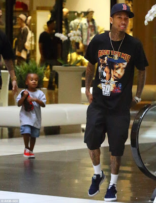 Tyga Bonds With Son, King Cairo In Beverly Hills