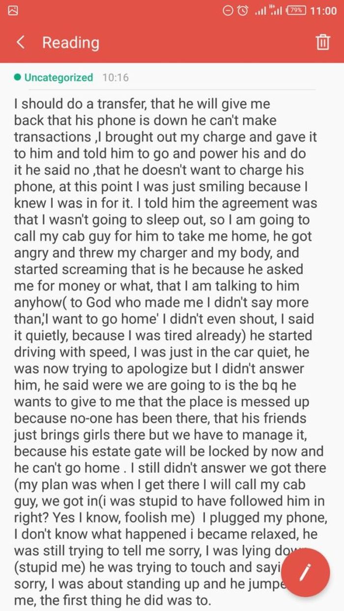 Lady Calls Out Man Who Almost Raped Her In Abuja