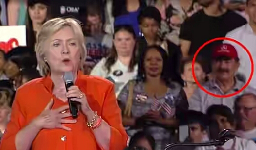 Orlando Shooter's Father Attends Hillary Clinton's Rally