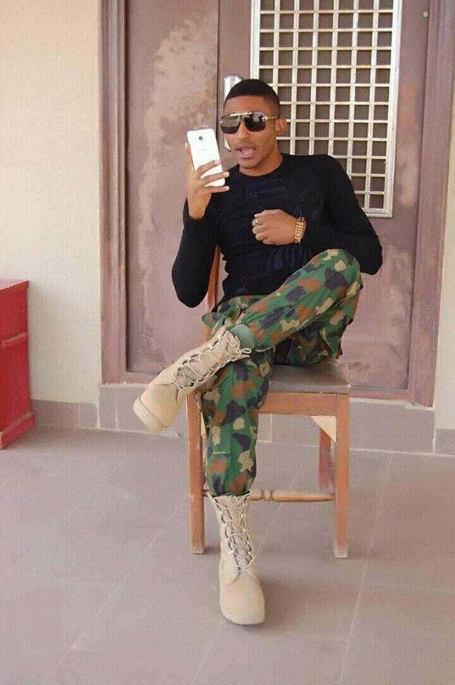 My Mum Says Am Wicked And Heartless - Handsome Nigerian Soldier Reveals (Photos)
