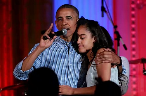Photos: Obama Takes To Stage To Sing For Malia On Her 18th Birthday