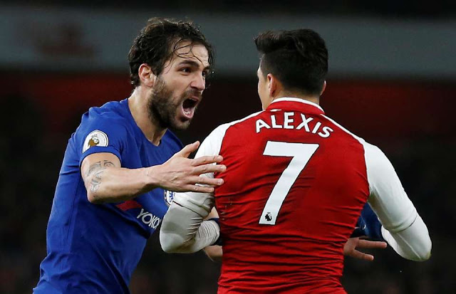 Sanchez Sends Message To Fabregas After Arsenal's 2-2 Draw With Chelsea