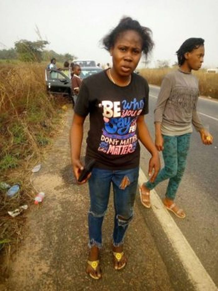 Woman Shares Photos From A Fatal Accident She Survived, Thanks God For His Mercies