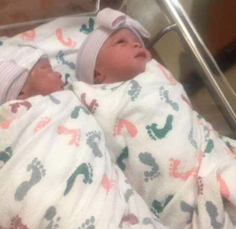 Psquare ' s Paul Okoye And Wife Anita Welcome Twins ; A Boy & Girl ( Photos )