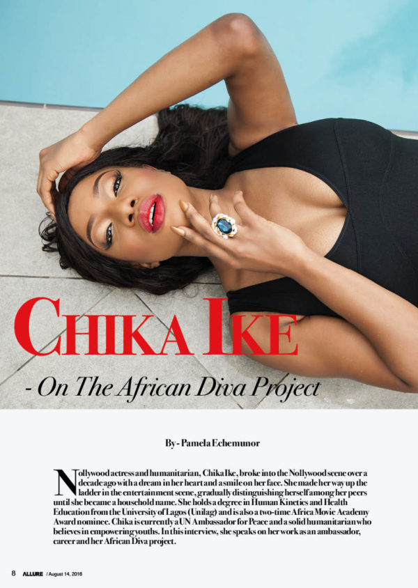 Chika Ike Covers The Latest Issue Of Vanguard Allure