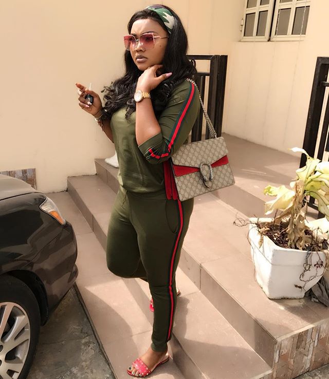 9 Nigerian Celebrities Who Stylishly Rocked The Trending Tracksuit Pants (Photos)