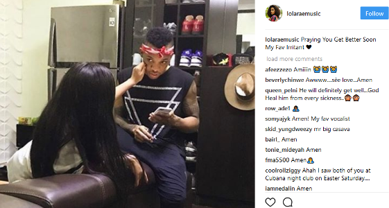 See How Tekno's Girlfriend Lola Rae Wished him Get Well Soon (Photo)