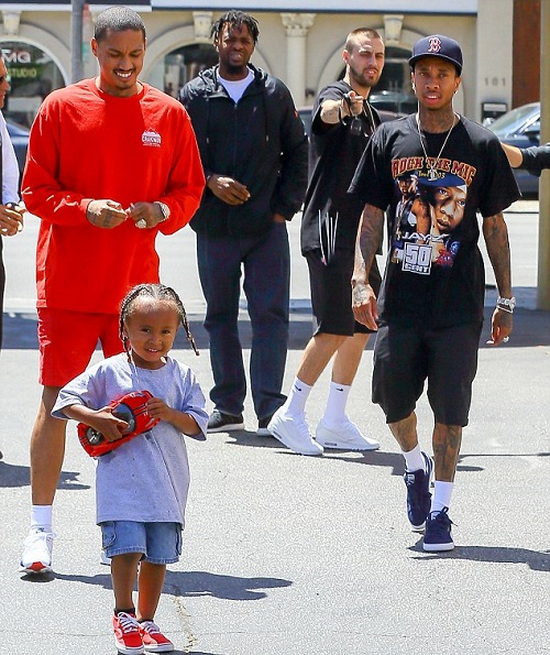 Tyga Bonds With Son, King Cairo In Beverly Hills