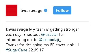 Tiwa Savage Stuns For Her EP Cover (Photos)