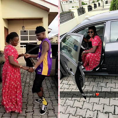 So Lovely !!! Lil Kesh Surprises His Mum Buys Her A Brand New Car [Photos + Video ]