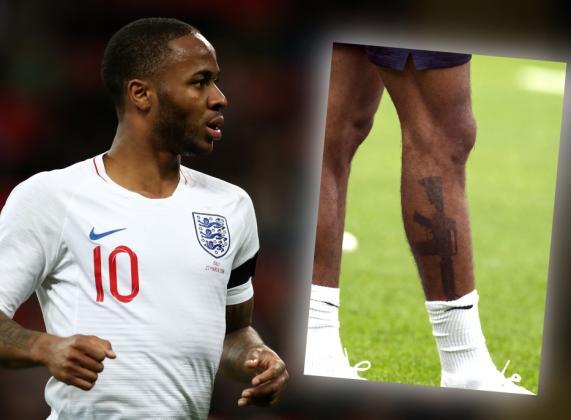 Raheem Sterling defends gun tattoo after Manchester City and England star branded 'sick' and 'disgusting'