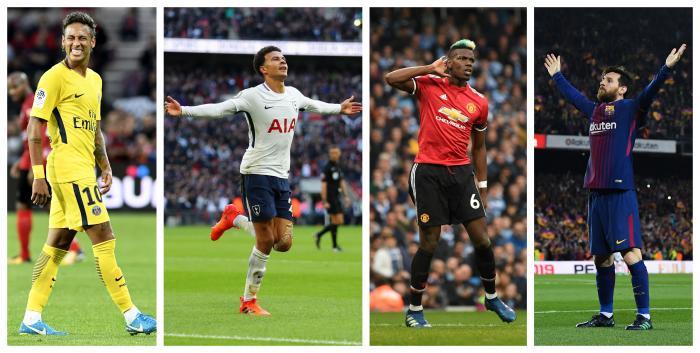 The 20 most valuable players in the world including Liverpool, Man United, Chelsea and Tottenham Stars