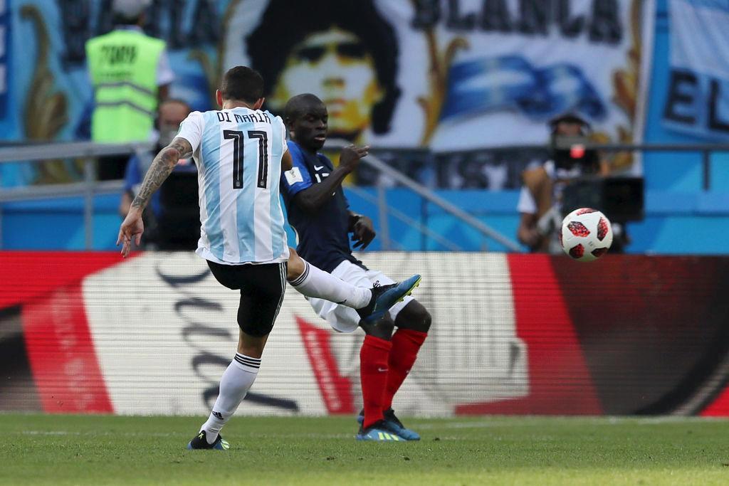 Man United fans marvel at Angel di Maria's brilliant strike during Argentina's World Cup game v France