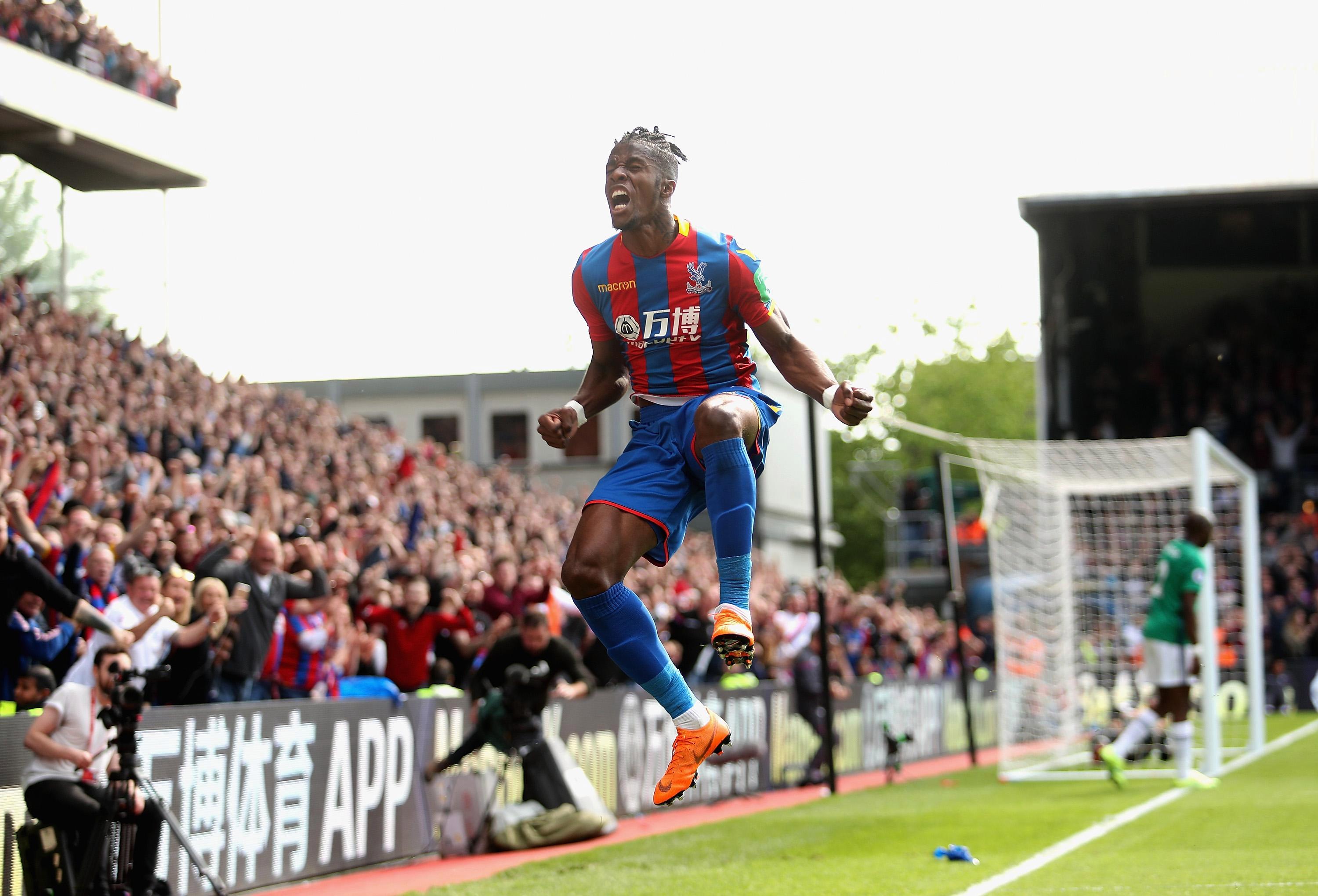 Wilfried Zaha signs new contract making him Crystal Palace's top earner on £130,000-a-week