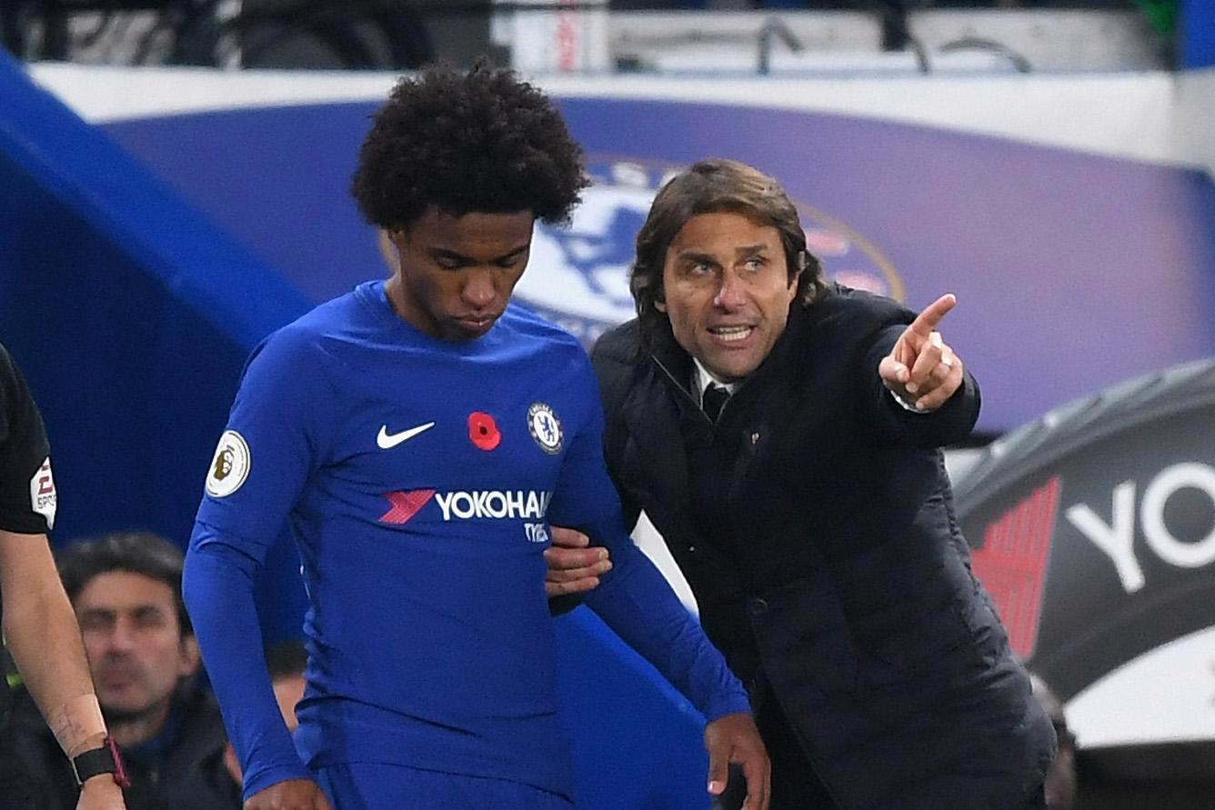 Willian says there is 'no chance' he would have stayed at Chelsea under Antonio Conte