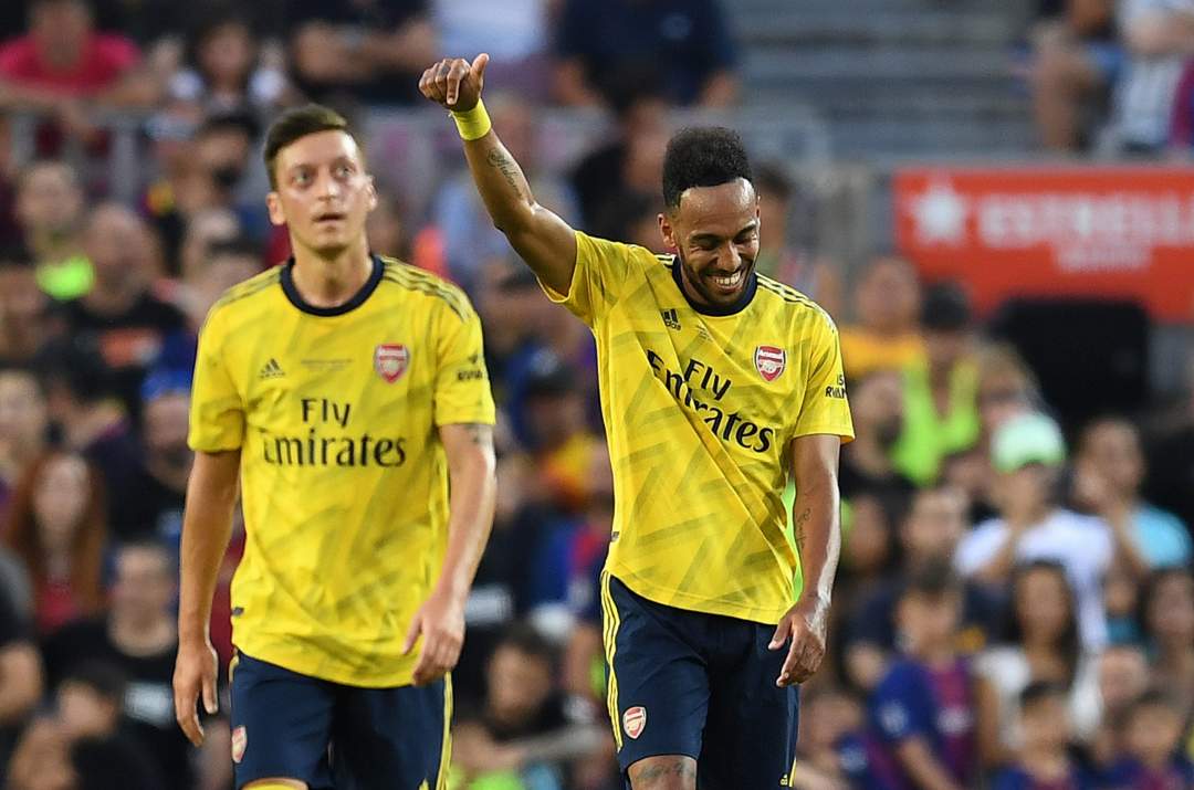 Arsenal striker Pierre-Emerick Aubameyang matches Fernando Torres' Premier League goal record after 50 games