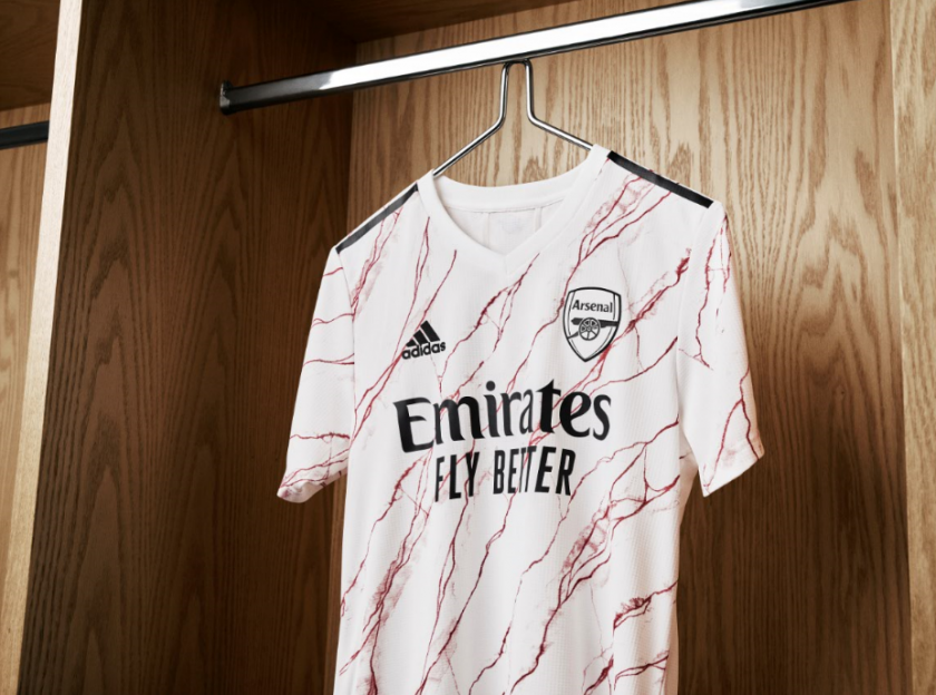 Arsenal release stunning away kit for 2020/21 season with design inspired by iconic marble halls of Highbury