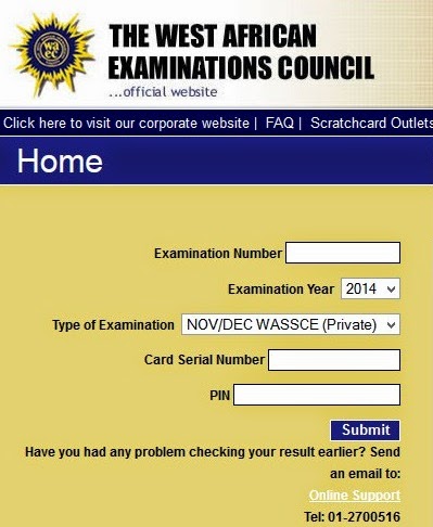 WAEC: How To Check 2017 May/June WASSCE Results Online, On Phone