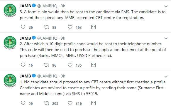 Here's How To Register For 2019 UTME | See All JAMB Accredited Centres