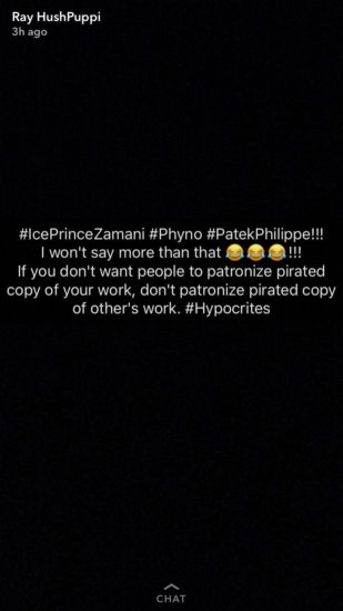 Ice Prince and Phyno are Hypocrites, Hushpuppi Drop Bombshell