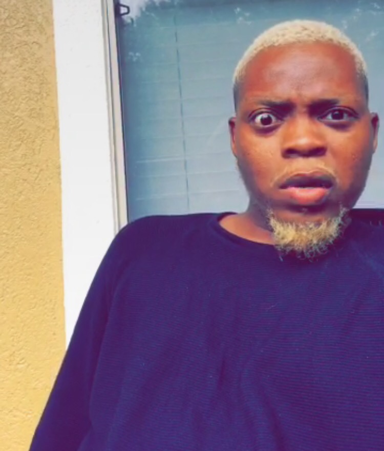 Olamide Shows Off Scary Frontal Facial Blonde Look In The U.S.. Yea Or Nay?
