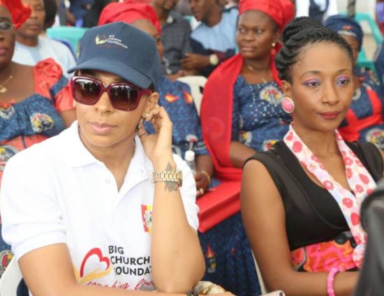 TBoss & Other Celebs Spotted As Tonto Dikeh's Ex-Husband Churchill Donates Ambulance To Fire Service (Photos)