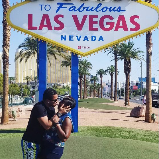 Ghanaian actor Van Vicker And His Wife Hit Las Vegas For Vacation