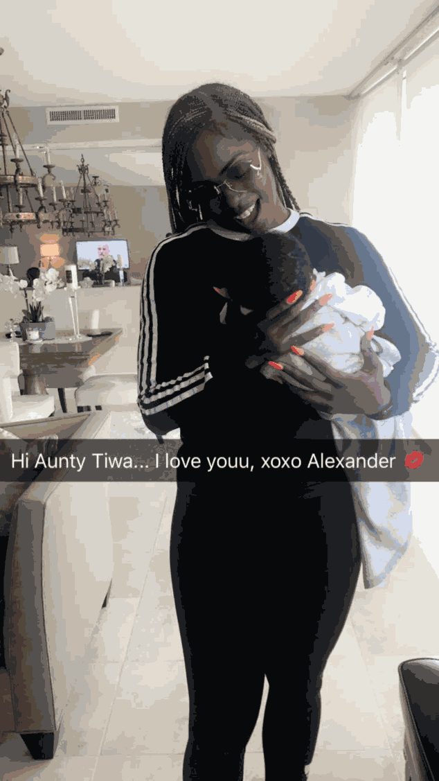 Tiwa Savage Pays New Birth Visit To Anita And Freda