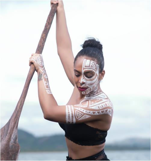 BBN TBoss dazzles As She Poses Topless in New 'River Goddess'-themed Photoshoot