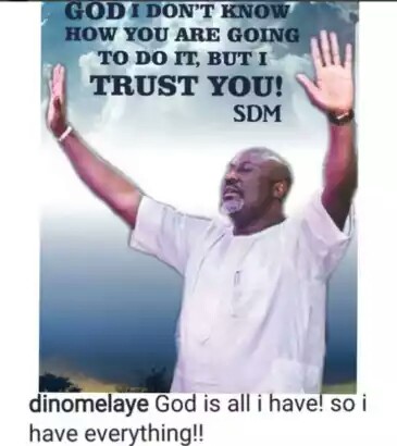 Dino Melaye's Goes Spiritual With New Post